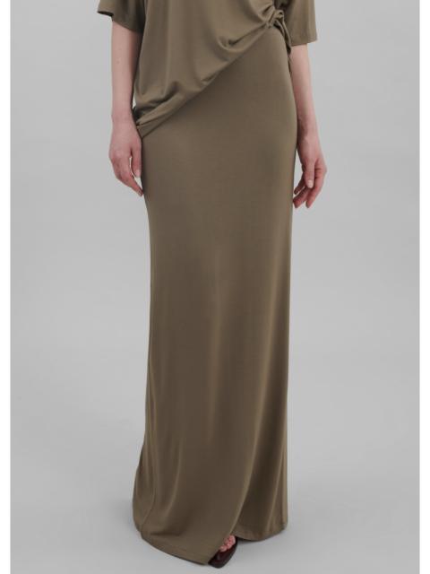 The Frankie Shop Ella Maxi Skirt - Khaki Brown