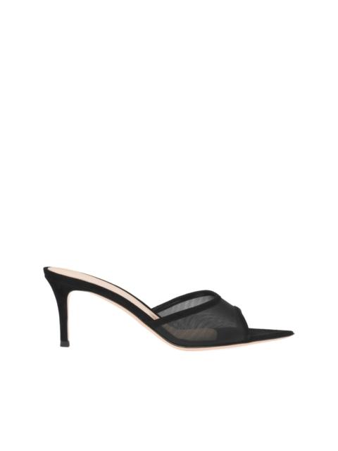 Gianvito Rossi 70mm Dorotea pointed-toe heeled mules