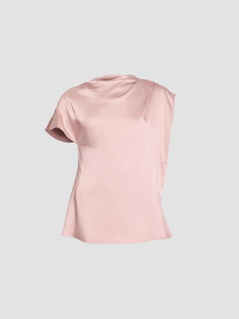 Erdem SATIN DRAPED TOP