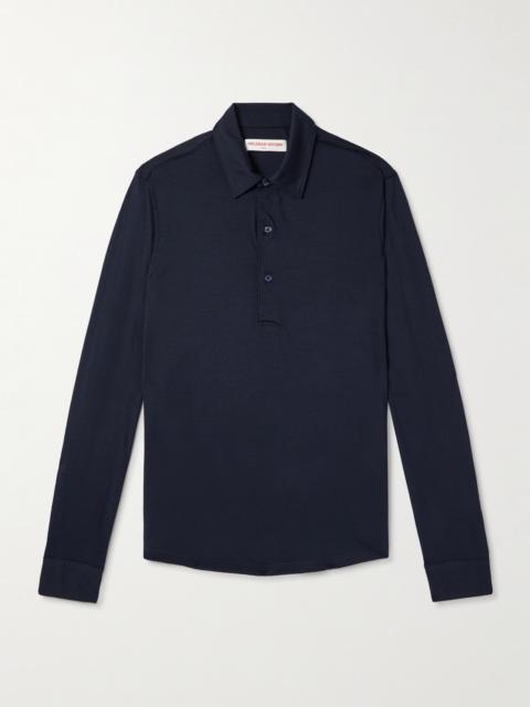 ORLEBAR BROWN Sebastian Slim-Fit Merino Wool-Jersey Polo Shirt