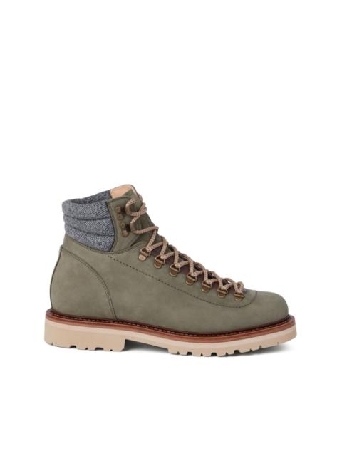 Brunello Cucinelli lace-up hiking boots