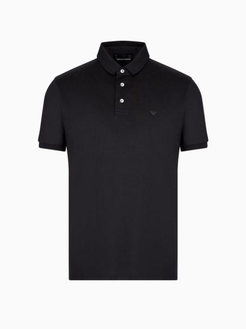 ASV Lyocell-blend jersey polo shirt