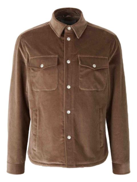 LARDINI corduroy shirt jacket