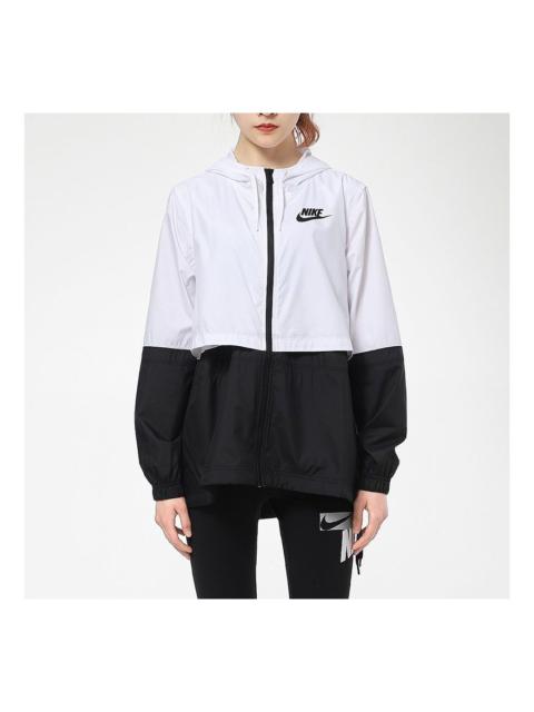 (WMNS) AS W Nike Sportswear JKT Jacket WVN White AJ2983-102