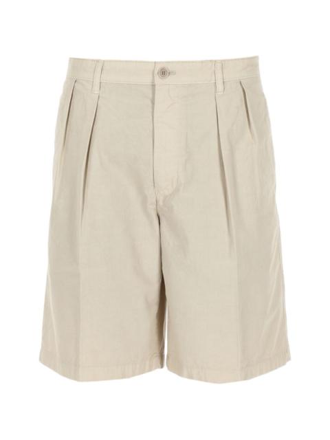 Aspesi pleated cotton shorts