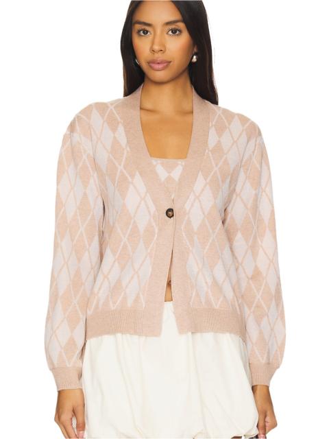 For Love & Lemons Cassidy Argyle Cardigan