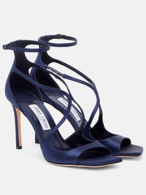 JIMMY CHOO Azia 95 satin sandals