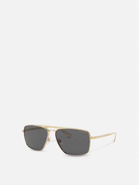 VERSACE Greca Square Sunglasses