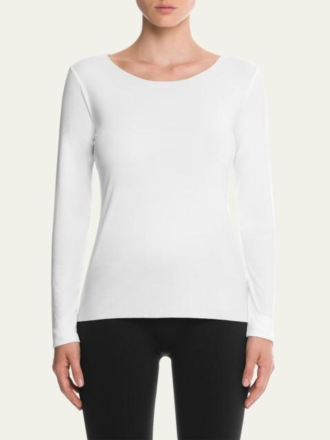 Wolford Aurora Pure Long-Sleeve Active Top