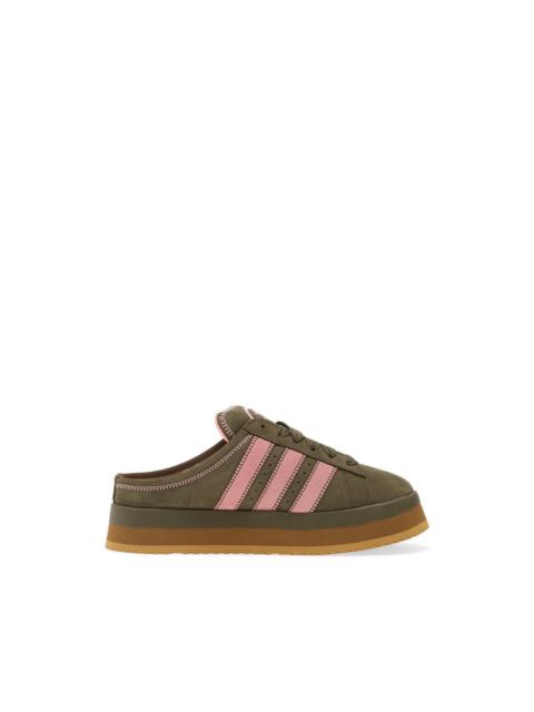 adidas Campus 00s three-stripes platform-sole slippers