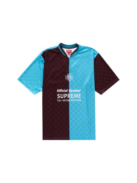 Supreme Supreme Split Soccer Jersey Burgundy