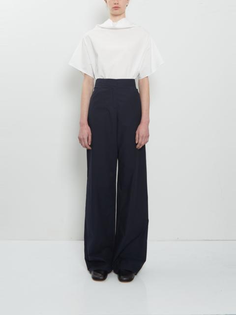 DUŠAN Cotton Popeline Full Pants — Midnight