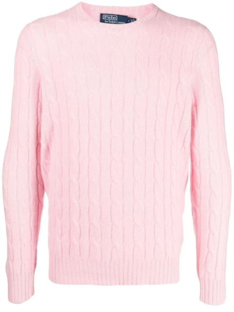 Polo Ralph Lauren long-sleeved cable-knit jumper