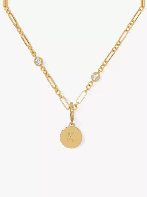 kate spade One In A Million Chain & Crystal Necklace