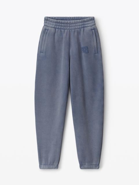 Alexander Wang puff logo sweatpants in terry