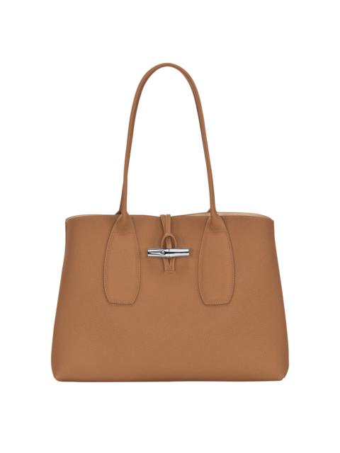 Longchamp Roseau L Tote bag Natural - Leather