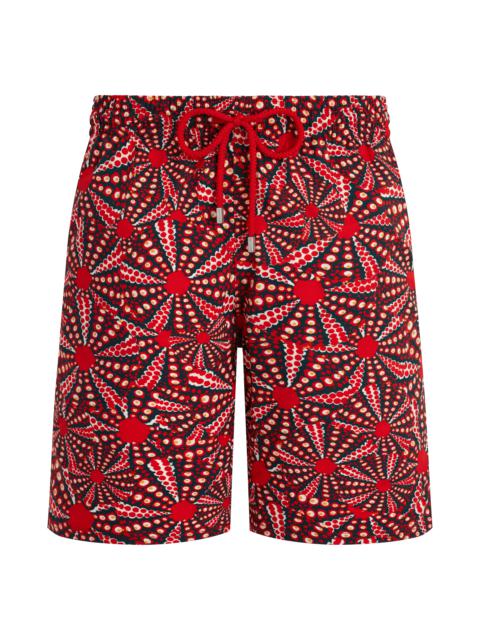 Vilebrequin Men Stretch Long Swim Trunks Oursinades