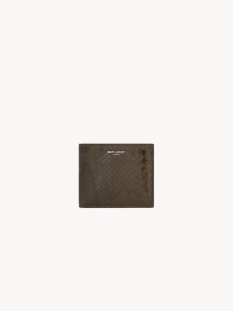 SAINT LAURENT SAINT LAURENT PARIS EAST/WEST WALLET IN PYTHON