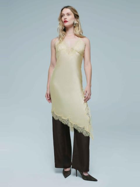 BARDOT Silvio Halter Mini Dress In Buttercup