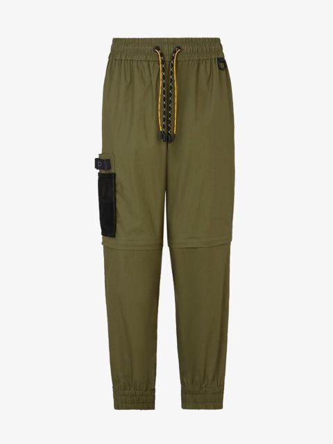 FENDI Green nylon pants