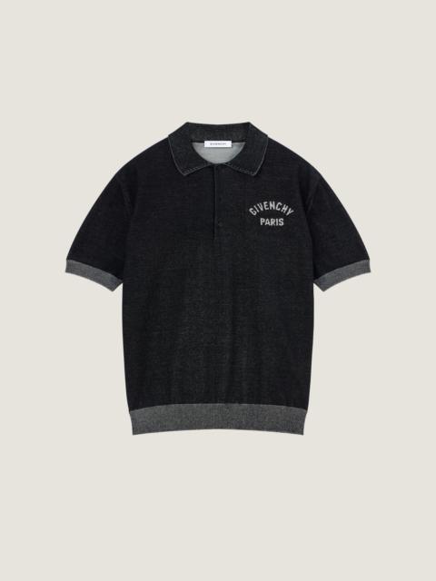 Givenchy POLO IN COTTON WITH GIVENCHY PARIS EMBROIDERY