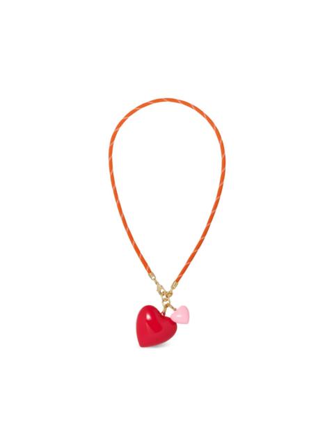 ROXANNE ASSOULIN Happy Cord heart-pendant necklace