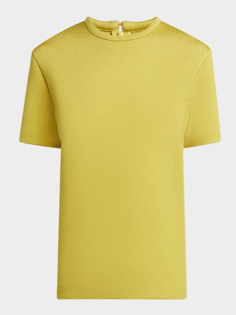 Jil Sander Crewneck Short-Sleeve Top