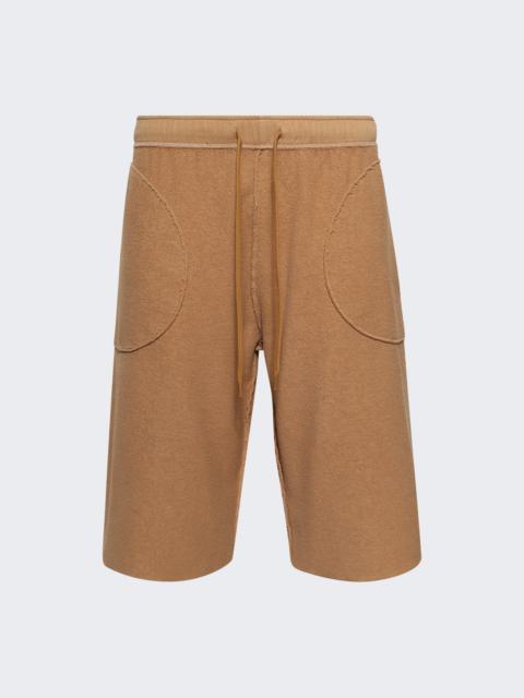 MM6 Maison Margiela Shorts Ocre