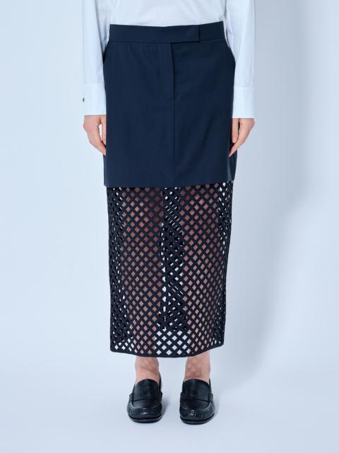 Max Mara Overlay Panel Skirt