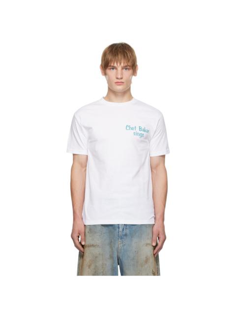 WACKO MARIA White 'Chet Baker' T-shirt