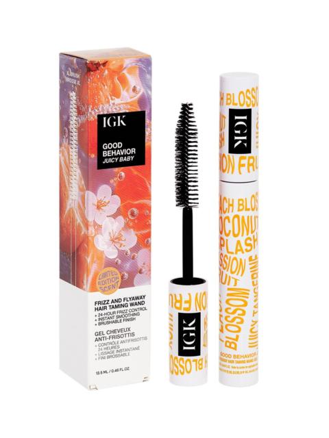 IGK Hair Good Behavior Frizz and Flyaway Lightweight Gel Hair Taming Wand, Juicy Baby Scent