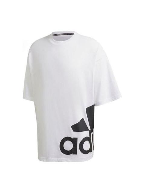 adidas adidas M Mh Boxbos Tee Side Large Logo Short Sleeve White FR6608