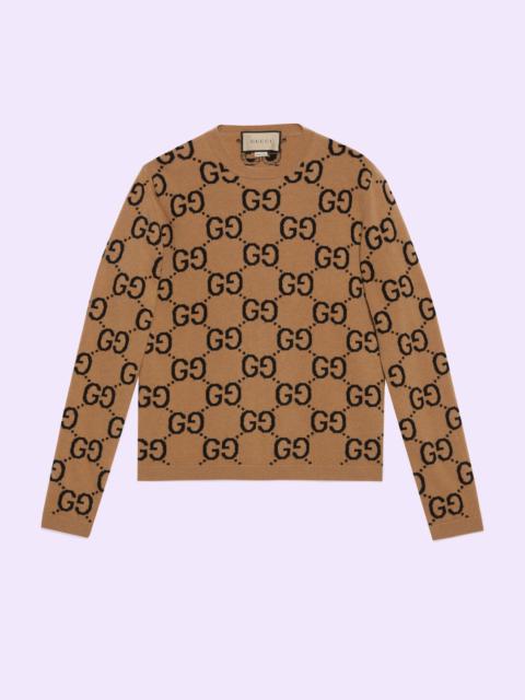 GUCCI GG wool jacquard sweater
