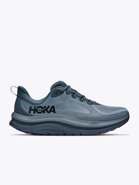 HOKA Men's Kawana 3 Shoes in Faded Navy/Electric Aqua
