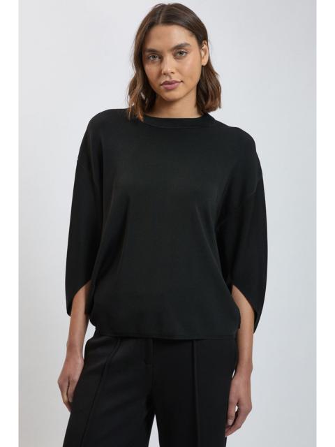 KAREN MILLEN Viscose Double Knitted Cape Top