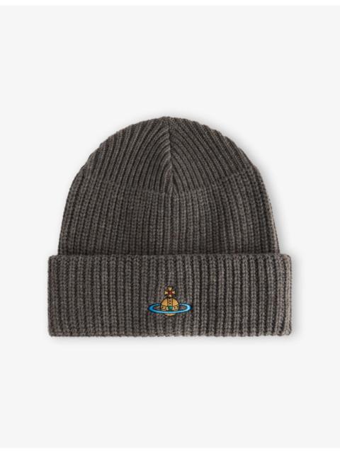 Vivienne Westwood Sporty Ribbed Wool Beanie
