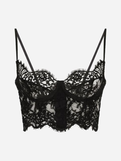 Dolce & Gabbana Lace balconette bralette