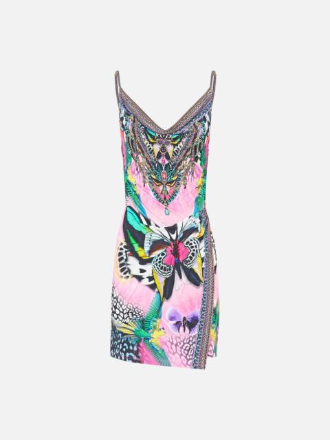 CAMILLA DRAPE JERSEY MINI DRESS MILLAMORPHOSIS