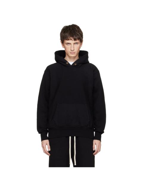 LES TIEN Black Heavyweight Hoodie
