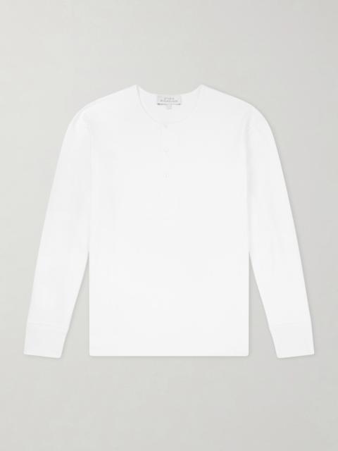 Studio Nicholson Cotton-Jersey Henley T-Shirt