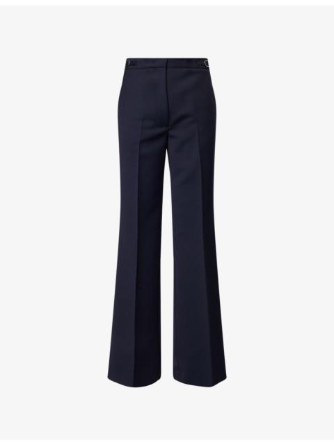 GABRIELA HEARST Vesta Flared Wool Trousers