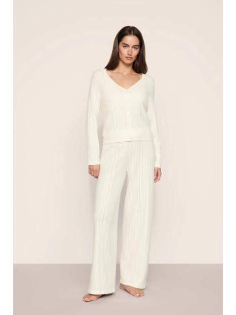 eberjey Pointelle Sweater Cardigan