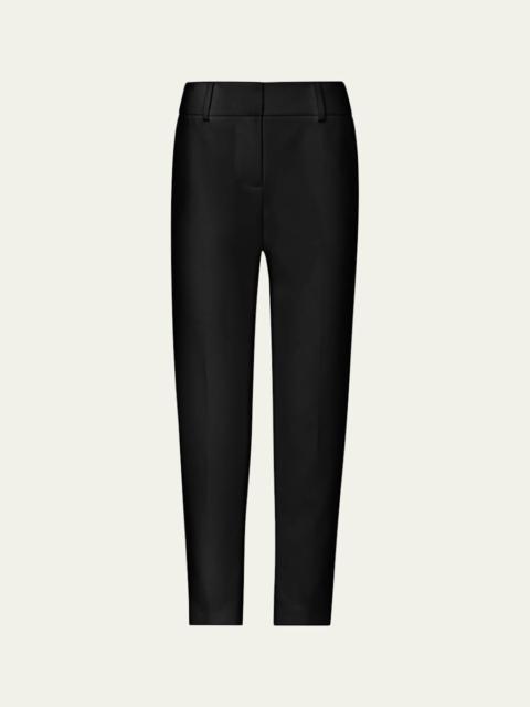 MILLY Nicola Cropped Slim Cady Pants