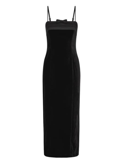 POSSE Quincy velvet midi dress