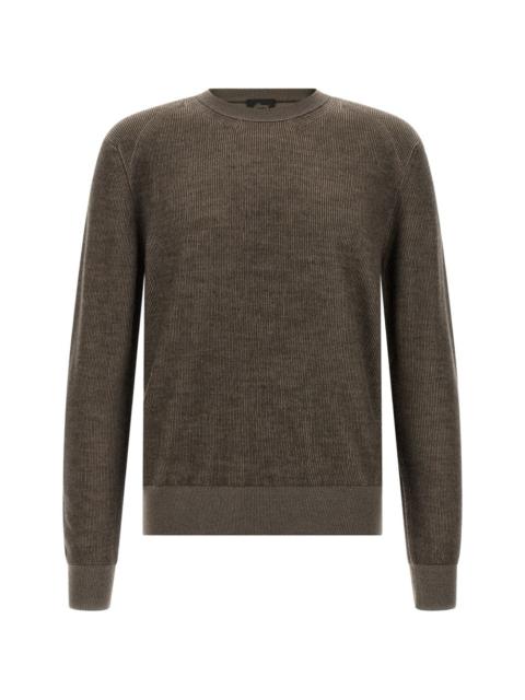 Brioni vanisé-weave raglan-sleeve sweater