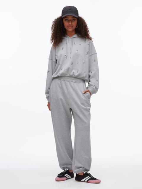 Stud Embellished Oversized Hoodie