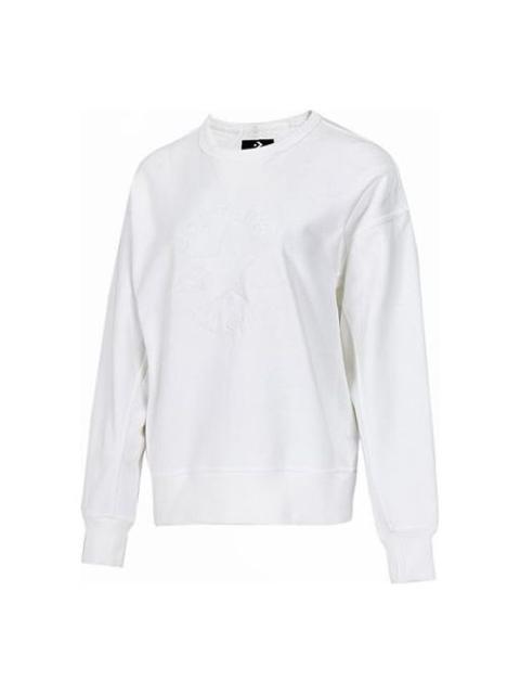 Converse (WMNS) Converse All Star Sweatshirts 'White' 10019811-A07