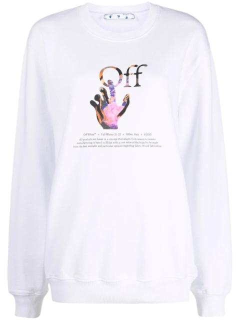 Off-White Caravaggio Hand logo-print sweatshirt
