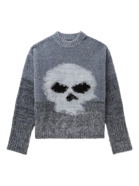 ERL skull-embellishment crew-neck sweater