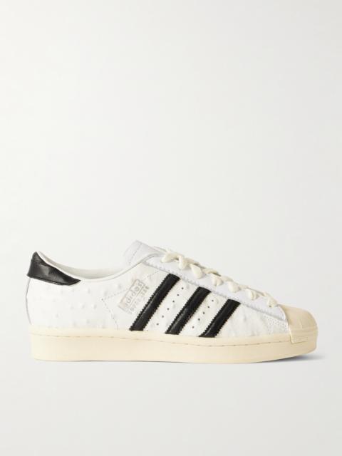 adidas Originals Superstar Vintage Ostrich-effect Leather Sneakers